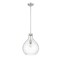 Z-Lite Bon Air Pendant, 1-Light, 13 In.W x 17.5 In.H, Brushed Nickel/Clear 496P13-BN - alternate 4